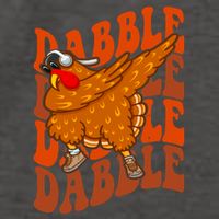 Dabble Dab Turkey Thanksgiving Vector Backpack