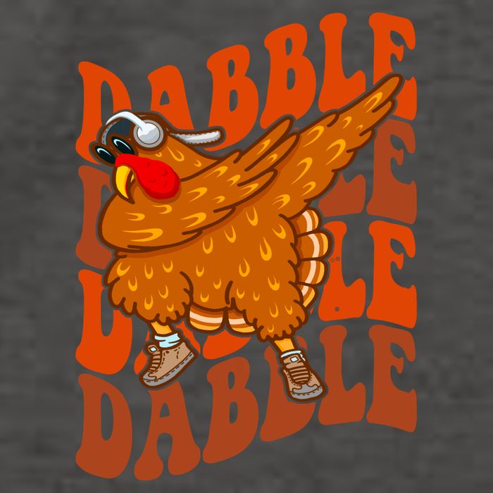 Dabble Dab Turkey Thanksgiving Vector Backpack