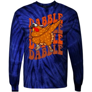 Dabble Dab Turkey Thanksgiving Tie-Dye Long Sleeve Shirt