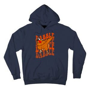 Dabble Dab Turkey Thanksgiving Tall Hoodie