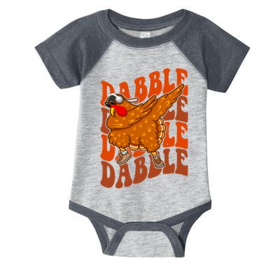 Dabble Dab Turkey Thanksgiving Infant Baby Jersey Bodysuit