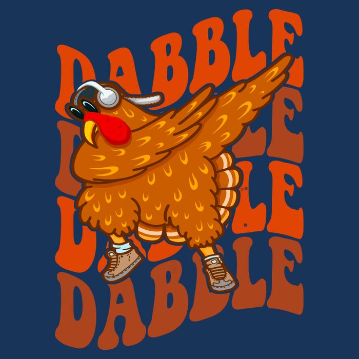 Dabble Dab Turkey Thanksgiving Infant Baby Jersey Bodysuit