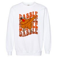 Dabble Dab Turkey Thanksgiving Garment-Dyed Sweatshirt