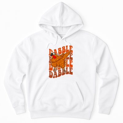 Dabble Dab Turkey Thanksgiving Hoodie