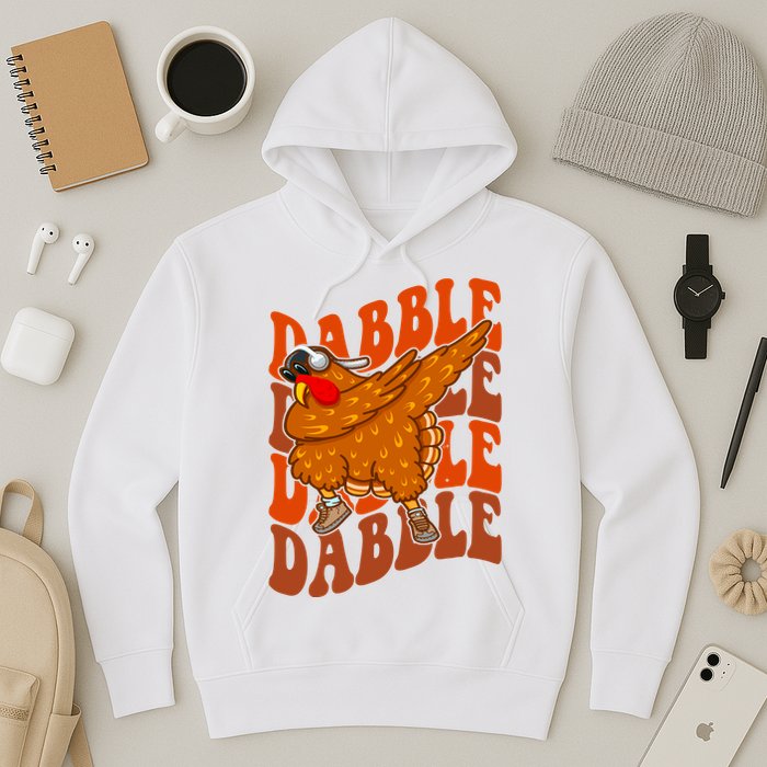 Dabble Dab Turkey Thanksgiving Hoodie