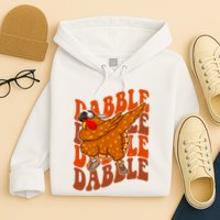 Dabble Dab Turkey Thanksgiving Hoodie