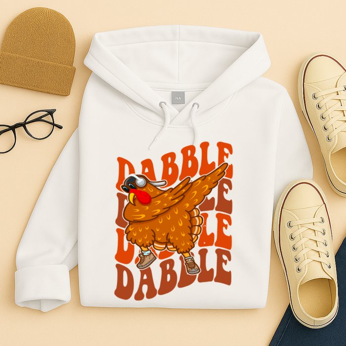 Dabble Dab Turkey Thanksgiving Hoodie