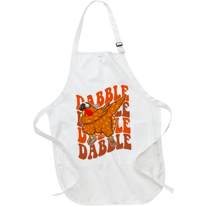Dabble Dab Turkey Thanksgiving Apron