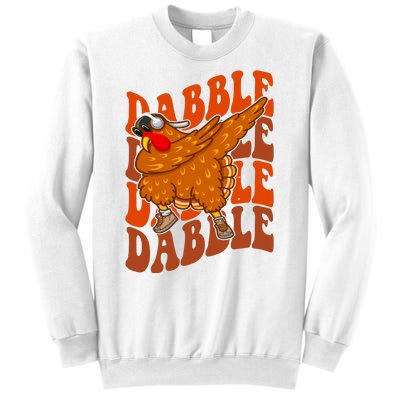 Dabble Dab Turkey Thanksgiving Sweatshirt