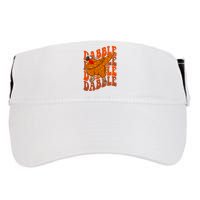 Dabble Dab Turkey Thanksgiving Adult Drive Performance Visor