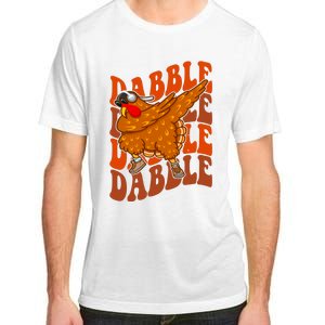 Dabble Dab Turkey Thanksgiving Adult ChromaSoft Performance T-Shirt