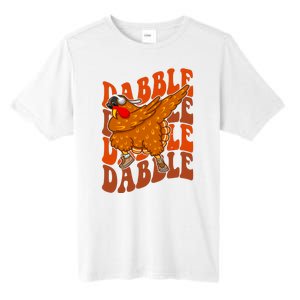 Dabble Dab Turkey Thanksgiving Tall Fusion ChromaSoft Performance T-Shirt