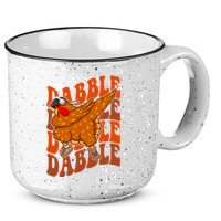 Dabble Dab Turkey Thanksgiving 15oz Campfire Ceramic Mug