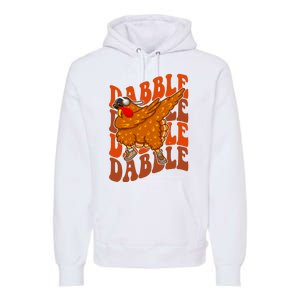 Dabble Dab Turkey Thanksgiving Premium Hoodie