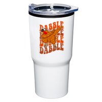 Dabble Dab Turkey Thanksgiving Tumbler
