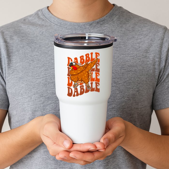 Dabble Dab Turkey Thanksgiving Tumbler
