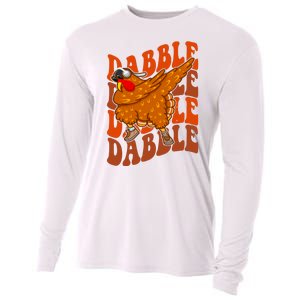 Dabble Dab Turkey Thanksgiving Cooling Performance Long Sleeve Crew