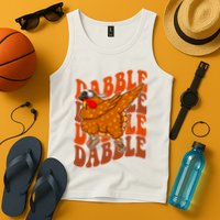 Dabble Dab Turkey Thanksgiving Tank Top