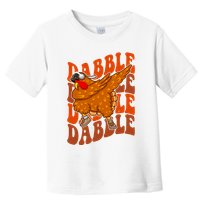 Dabble Dab Turkey Thanksgiving Toddler T-Shirt