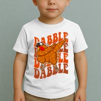 Dabble Dab Turkey Thanksgiving Toddler T-Shirt