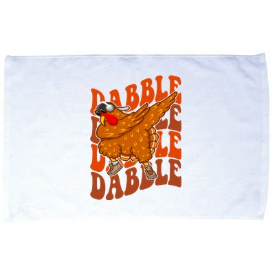Dabble Dab Turkey Thanksgiving Microfiber Hand Towel