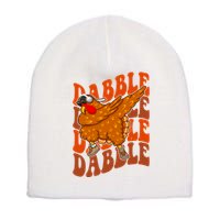 Dabble Dab Turkey Thanksgiving Short Acrylic Beanie