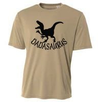 Dadasaurus Dinosaur TRex Father Day For Dad Present Cooling Performance Crew T-Shirt