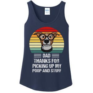 Dog Dad Thanks For Picking Up My Poop Gift Ladies Essential Tank