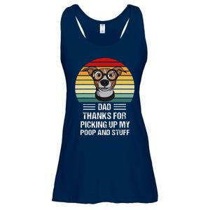 Dog Dad Thanks For Picking Up My Poop Gift Ladies Essential Flowy Tank