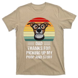 Dog Dad Thanks For Picking Up My Poop Gift T-Shirt