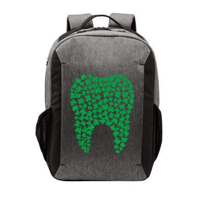 Dental Dentist Tooth Green Shamrocks St Patrick's Day Gift Vector Backpack