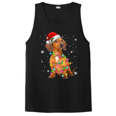 Dachshund Dogs Tree Christmas Xmas Funny Gift For Pet Dog Gift PosiCharge Competitor Tank