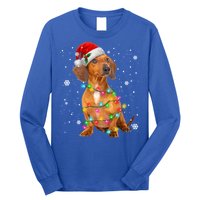 Dachshund Dogs Tree Christmas Xmas Funny Gift For Pet Dog Gift Long Sleeve Shirt