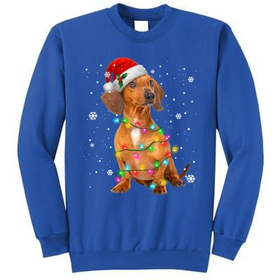 Dachshund Dogs Tree Christmas Xmas Funny Gift For Pet Dog Gift Sweatshirt