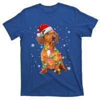 Dachshund Dogs Tree Christmas Xmas Funny Gift For Pet Dog Gift T-Shirt