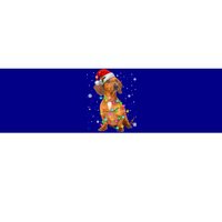 Dachshund Dogs Tree Christmas Xmas Funny Gift For Pet Dog Gift Bumper Sticker