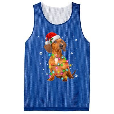 Dachshund Dogs Tree Christmas Xmas Funny Gift For Pet Dog Gift Mesh Reversible Basketball Jersey Tank