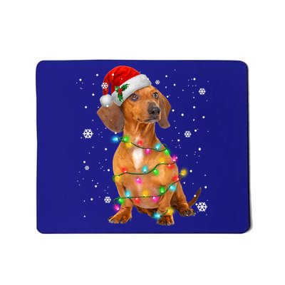 Dachshund Dogs Tree Christmas Xmas Funny Gift For Pet Dog Gift Mousepad