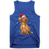 Dachshund Dogs Tree Christmas Xmas Funny Gift For Pet Dog Gift Tank Top