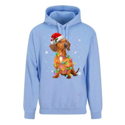 Dachshund Dogs Tree Christmas Xmas Funny Gift For Pet Dog Gift Unisex Surf Hoodie