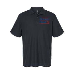 Distressed Donald Trump 2024 Softstyle Adult Sport Polo