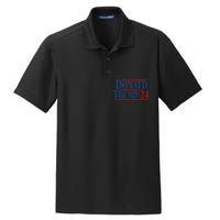 Distressed Donald Trump 2024 Dry Zone Grid Polo