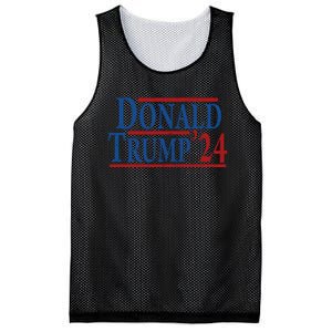 Distressed Donald Trump 2024 Mesh Reversible Basketball Jersey Tank