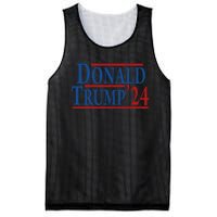 Distressed Donald Trump 2024 Mesh Reversible Basketball Jersey Tank