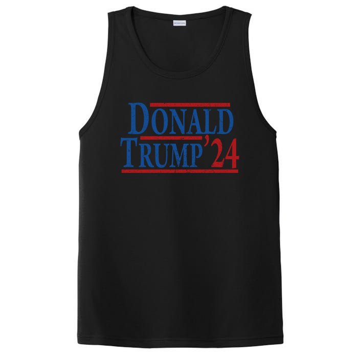 Distressed Donald Trump 2024 PosiCharge Competitor Tank