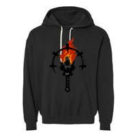 Darkest Dungeon Torch Garment-Dyed Fleece Hoodie