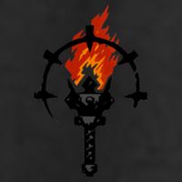 Darkest Dungeon Torch Garment-Dyed Fleece Hoodie