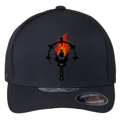 Darkest Dungeon Torch Flexfit Unipanel Trucker Cap