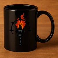Darkest Dungeon Torch 11oz C Handle Ceramic Mug