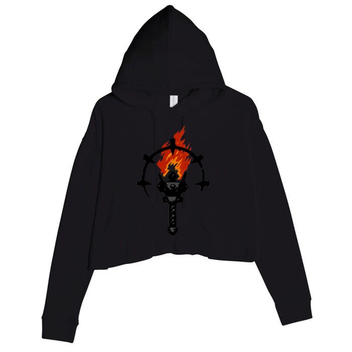 Darkest Dungeon Torch Crop Fleece Hoodie